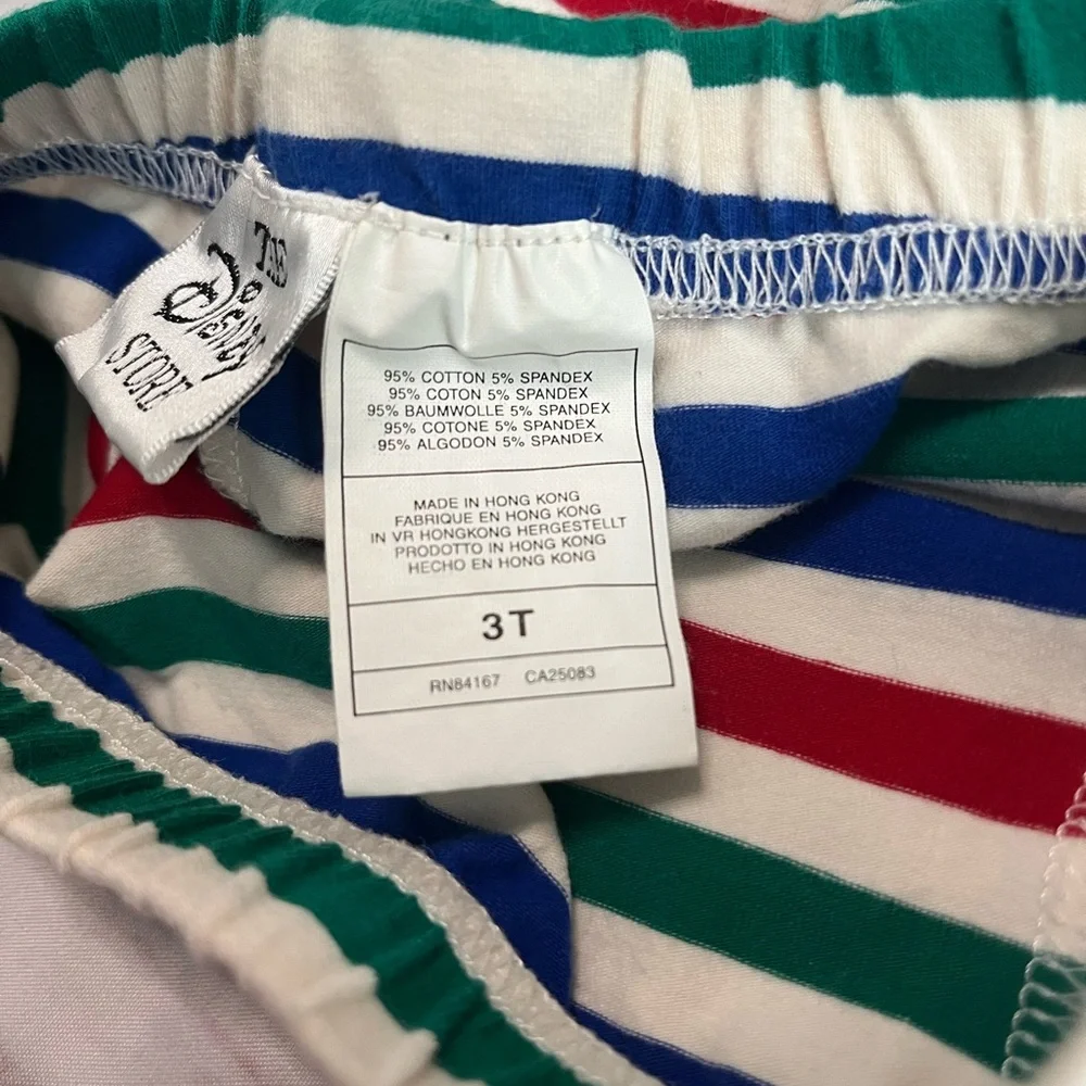 Vintage Disney Winnie the Pooh & Piglet Striped Outfit Girls' Size 3T - Picture 7 of 7